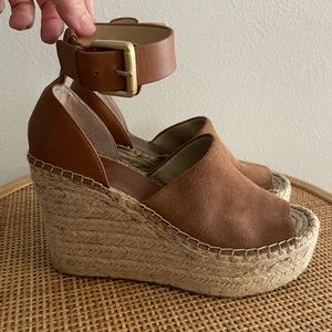 Marc Fisher Platform Camel Wedge